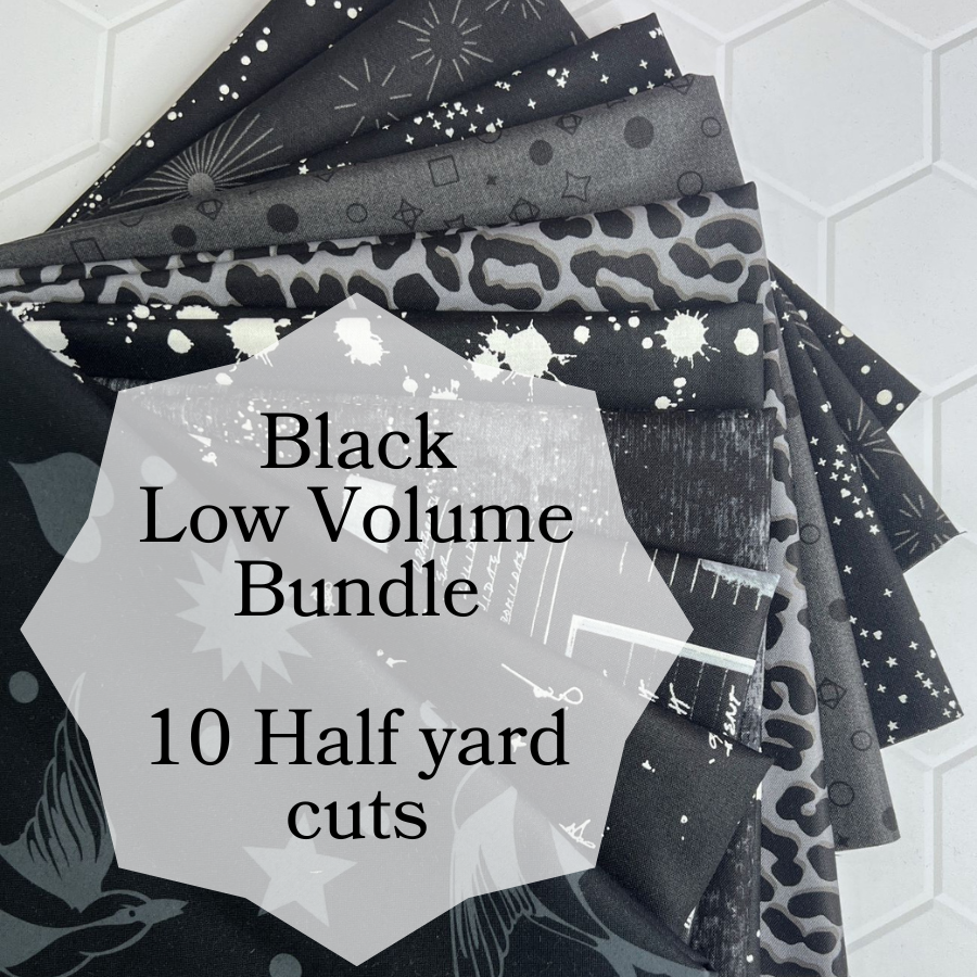 black half yard bundle