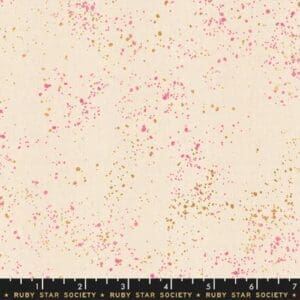 speckled neon pink metallic