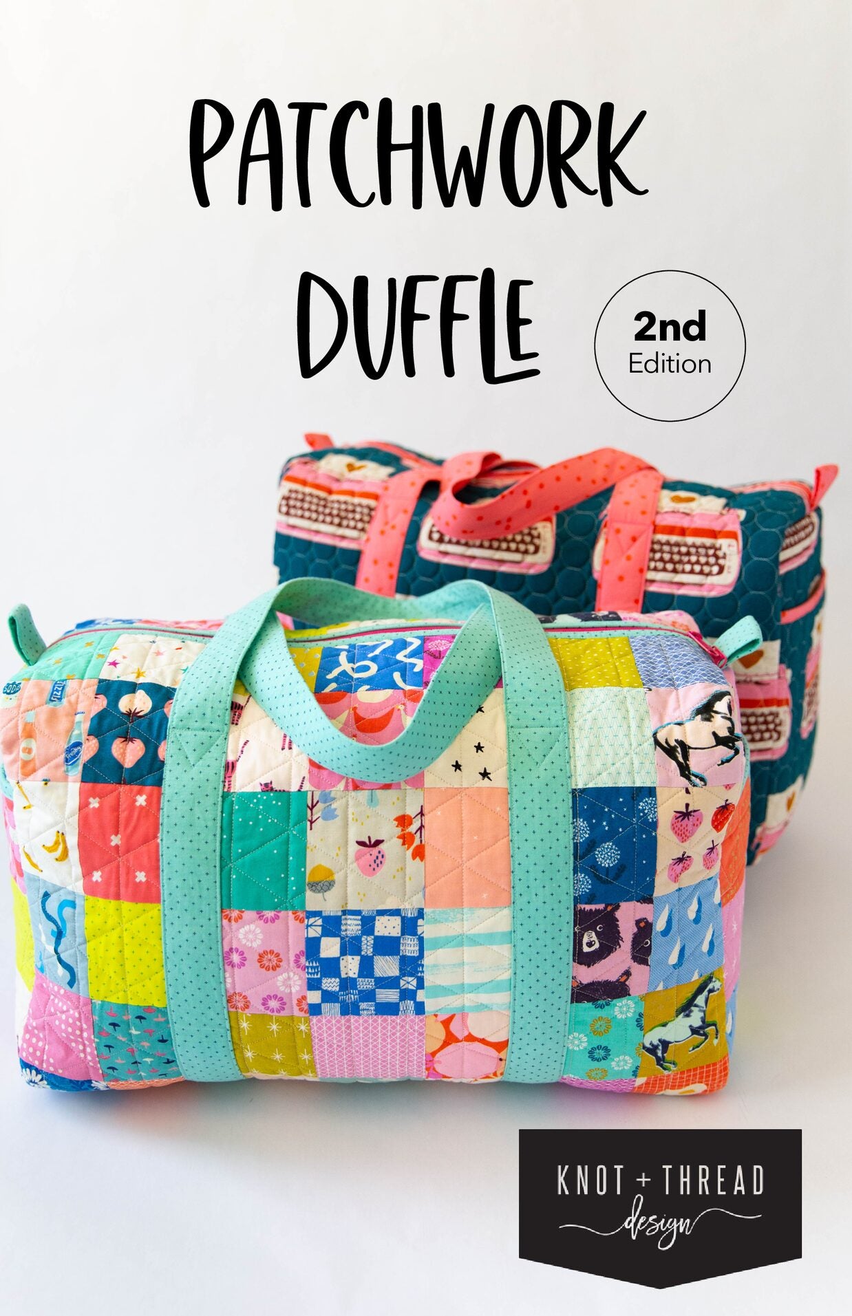 patchwork duffle