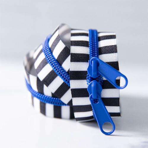 blue ribbon zipper