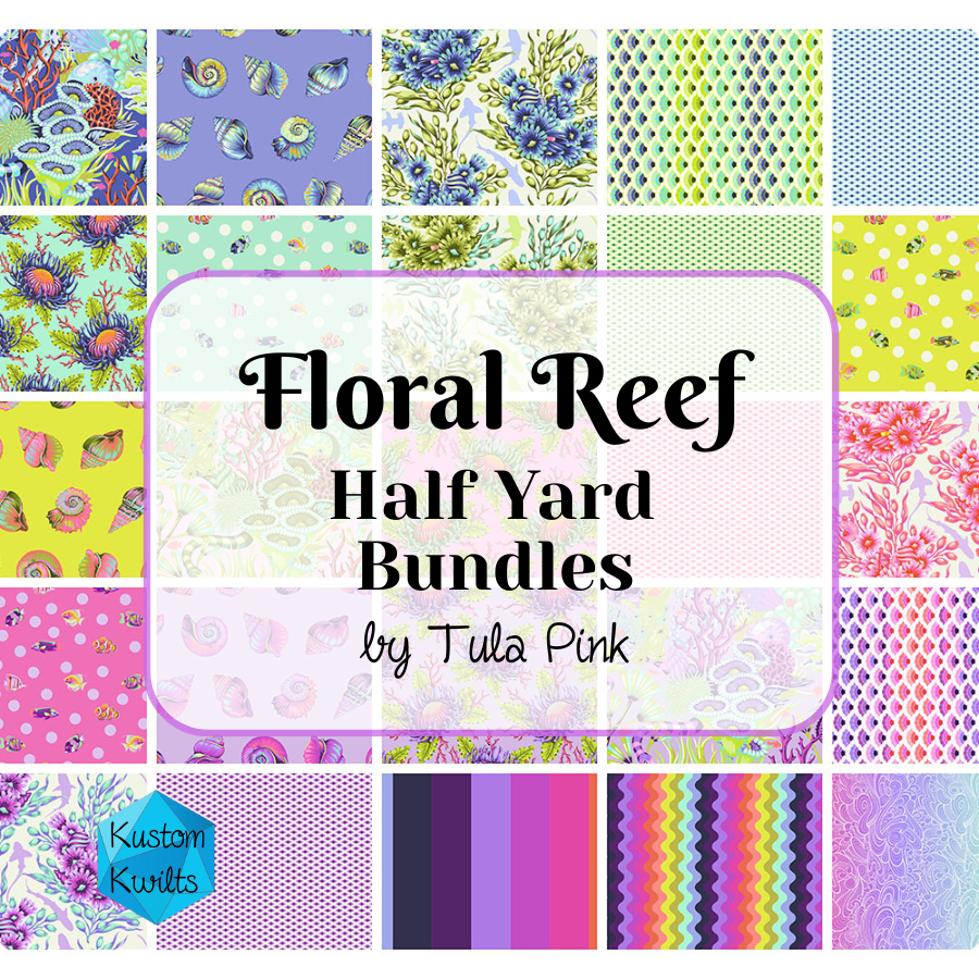 floral reef half yard