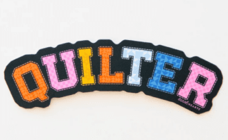 Quilter Sticker - Sarah Hearts